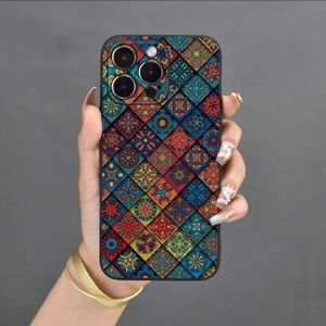 Bohemian Style Case For iPhone 14 Pro Max - MULTICOLOR-SALE